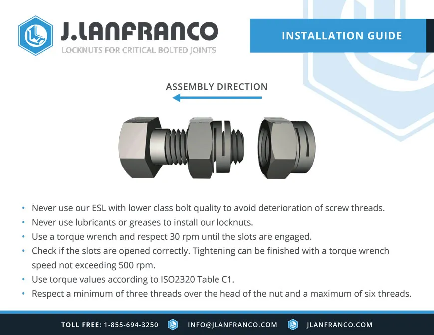 J. Lanfranco Installation Guide
